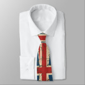 Cravate Drapeau britannique affligé (Attaché)