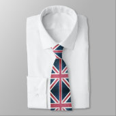 Cravate Drapeau britannique grunge Royaume-Uni Union Jack (Attaché)