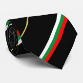 Cravate drapeau bulgare à rayures (Roulé)