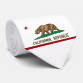 Cravate Drapeau californien (Roulé)