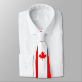 Cravate Drapeau Canada (Attaché)