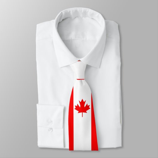 Cravate Drapeau Canada (Attaché)