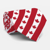 Cravate Drapeau canadien (Roulé)