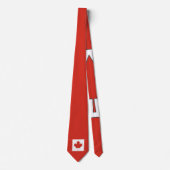 Cravate Drapeau canadien (Devant)