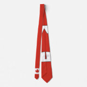 Cravate Drapeau canadien (Dos)
