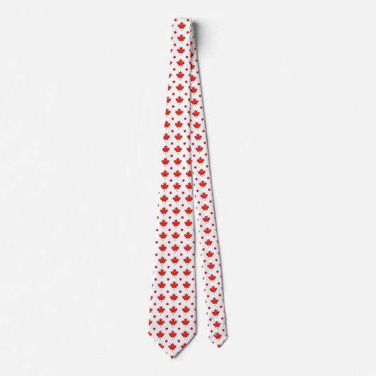 Cravate Drapeau canadien (Devant)