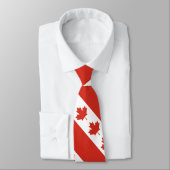 Cravate Drapeau canadien patriotique (Attaché)