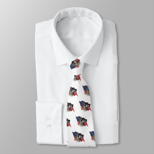 Cravate Drapeau Canne Corso (Attaché)