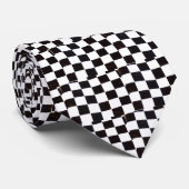 Cravate Drapeau Checkered (Roulé)