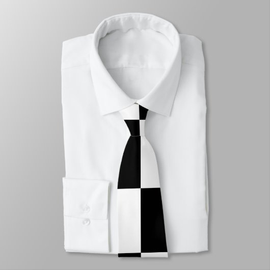 Cravate Drapeau Checkered quadrillé d'emballage (Attaché)