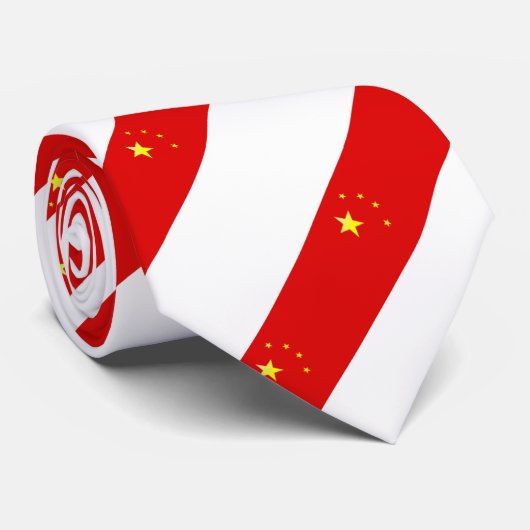 Cravate Drapeau chinois (Roulé)