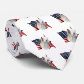 Cravate Drapeau chinois (en poudre) (Roulé)