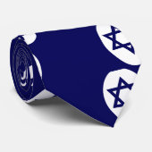 Cravate Drapeau civil de l'Israël, île de Man (Roulé)