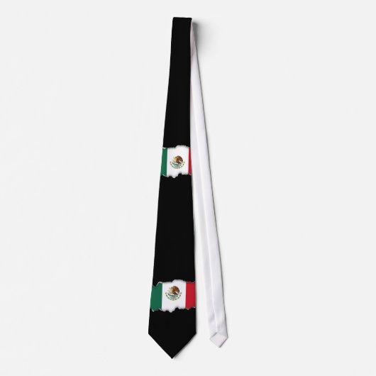 Cravate Drapeau classique mexicain (Devant)
