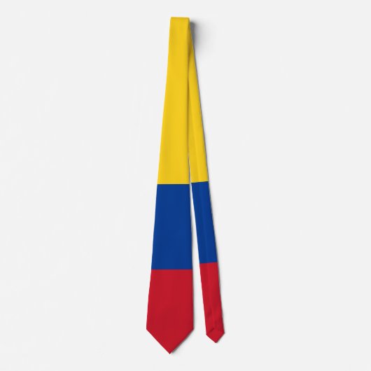 Cravate Drapeau Colombie - Bandera De Colombia (Devant)