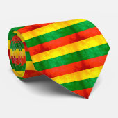 Cravate Drapeau coloré de Lithuanien de contraste (Roulé)