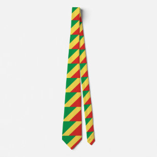 Cravate Drapeau Congo-Brazzaville