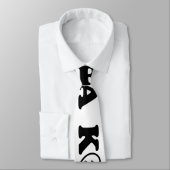 Cravate Drapeau coréen Love Heart (Attaché)