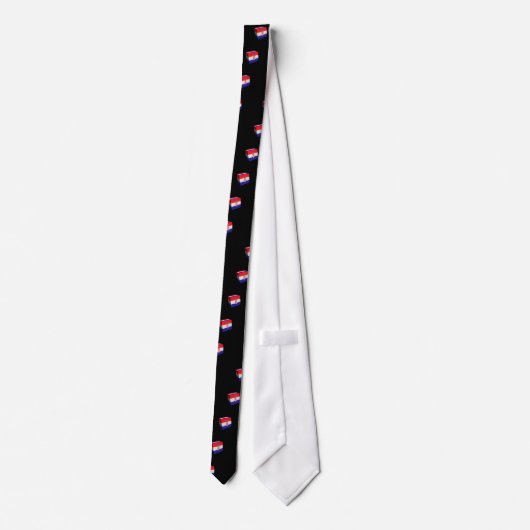 Cravate Drapeau croate (Dos)
