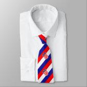 Cravate Drapeau Croatie (Attaché)