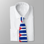 Cravate Drapeau Cuba (Attaché)