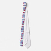 Cravate Drapeau cubain (Dos)