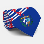 Cravate Drapeau cubain et armoiries, Drapeau de Cuba (Roulé)