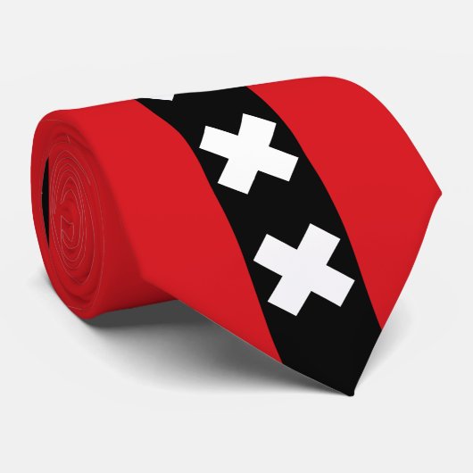 Cravate Drapeau d'Amsterdam (Roulé)