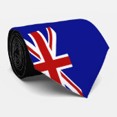 Cravate Drapeau d'Anguila (Roulé)