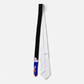 Cravate Drapeau d'Anguila (Dos)