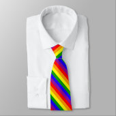 Cravate Drapeau d'arc-en-ciel (Attaché)