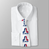 Cravate Drapeau d'Arlington, Texas (Attaché)