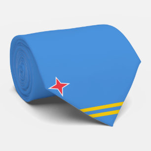 Cravate Drapeau d'Aruba