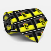 Cravate Drapeau de Bade-Wurtemberg de l'Allemagne (Roulé)