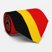 Cravate Drapeau de Belgique (Roulé)
