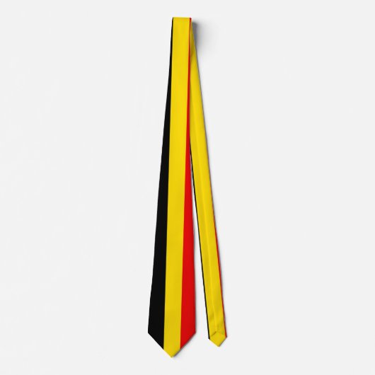 Cravate Drapeau de Belgique (Devant)