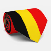 Cravate Drapeau de Belgique (Roulé)