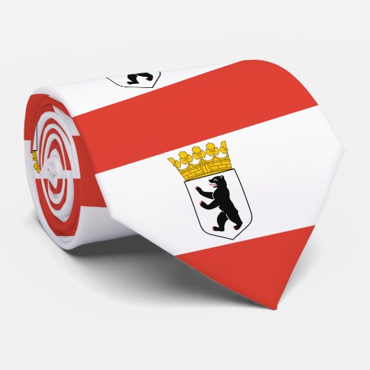 Cravate Drapeau de Berlin (Roulé)