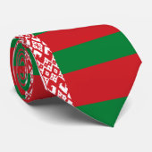Cravate Drapeau de Biélorussie (Roulé)