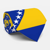 Cravate Drapeau de Bosnie-Herzégovine (Roulé)