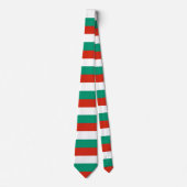 Cravate Drapeau de Bulgarie ou de Bulgarie (Devant)