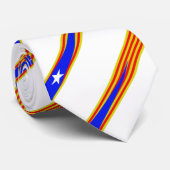 Cravate Drapeau de Catalogne (Roulé)