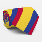 Cravate Drapeau de Colombie (Roulé)