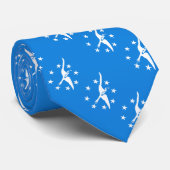 Cravate Drapeau de Corpus Christi, Texas (Roulé)