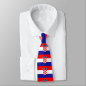 Cravate Drapeau de Croatie (Attaché)