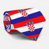 Cravate Drapeau de Croatie (Roulé)