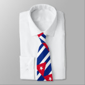 Cravate Drapeau de Cuba (Attaché)