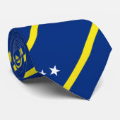 Cravate Drapeau de Curaçao (Roulé)