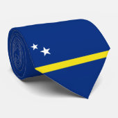 Cravate Drapeau de Curaçao (Roulé)