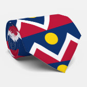 Cravate Drapeau de Denver, Colorado (Roulé)